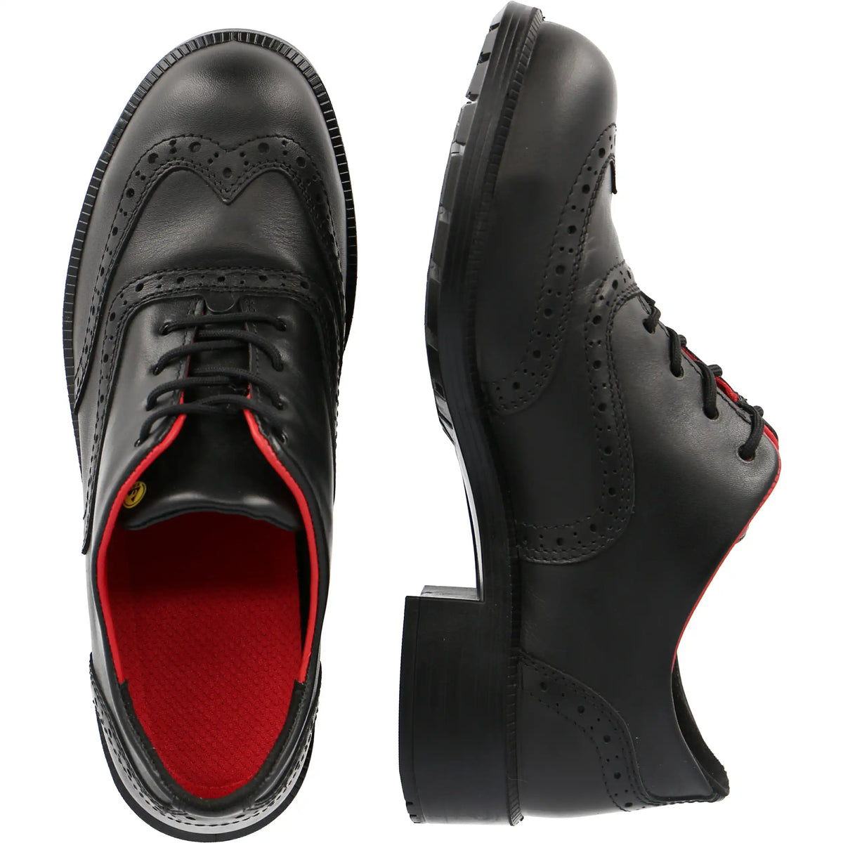 Elten Damen Officer ESD S2 Sicherheitshalbschuh schwarz – schwarz