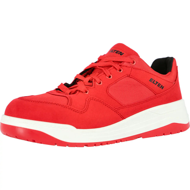 Elten Maverick Low ESD S3 Sicherheitshalbschuh rot – rot