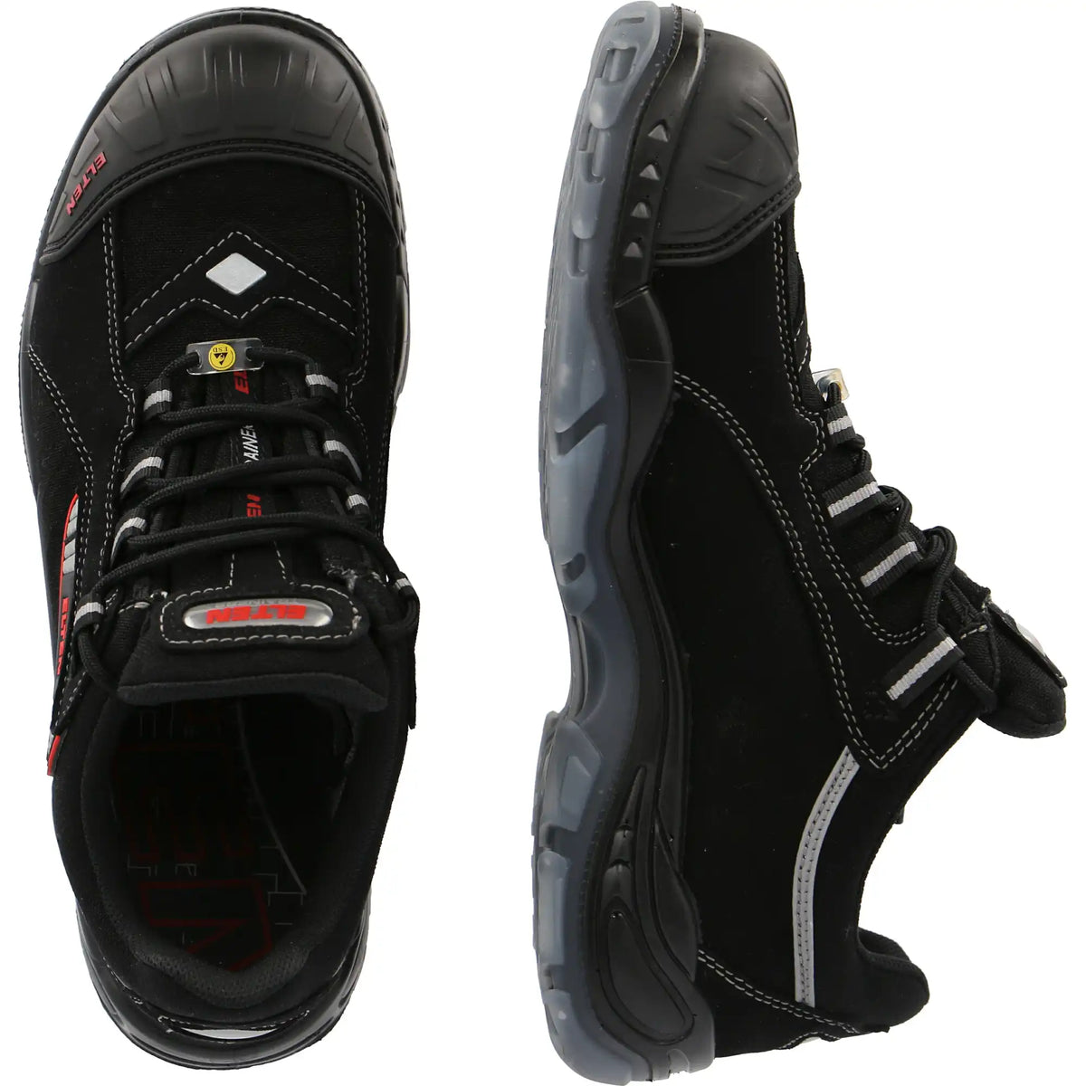Elten Senex Pro GTX ESD S3 Sicherheitshalbschuh schwarz – schwarz