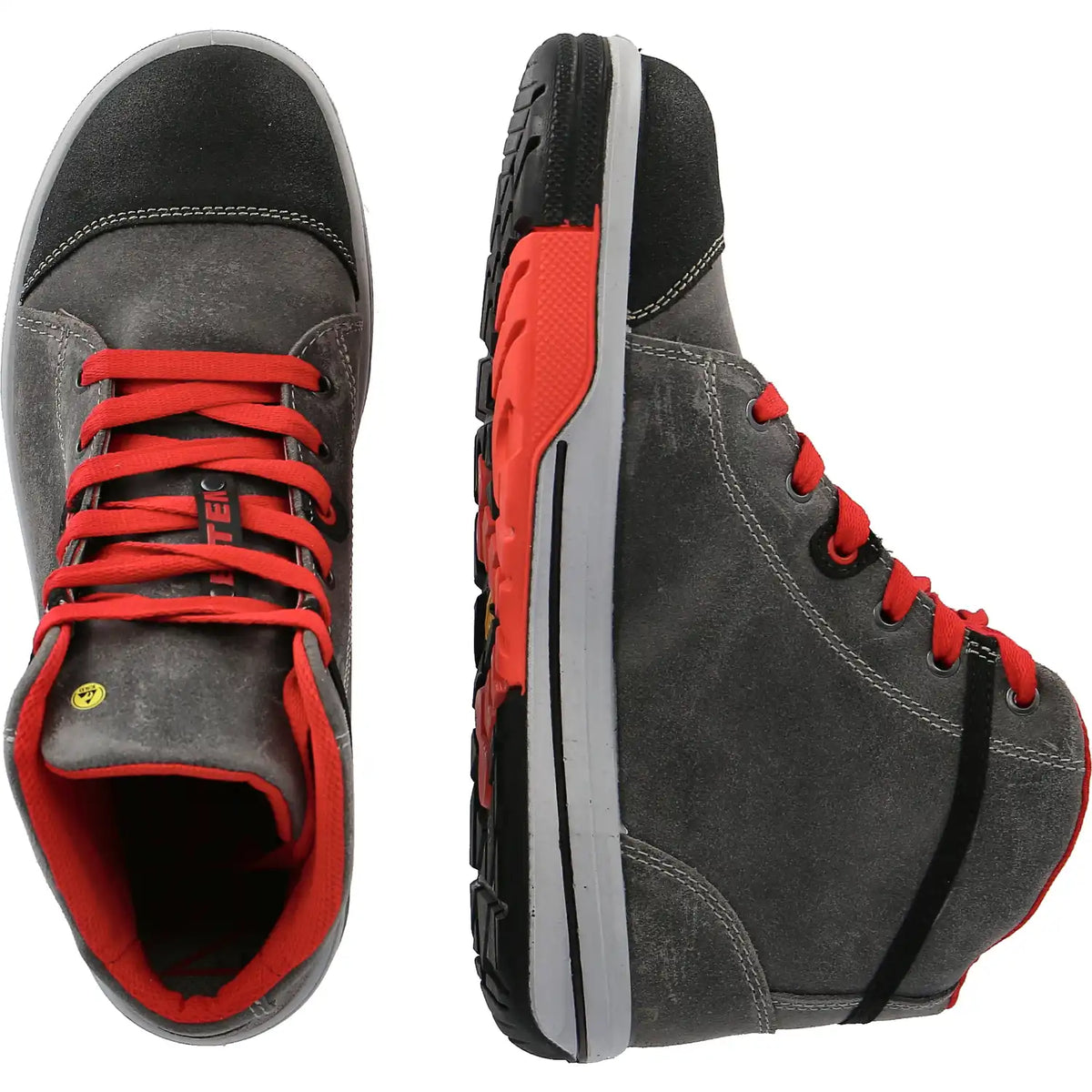 Elten Vintage Pirate Mid S3 Sicherheitsstiefel grau – grau