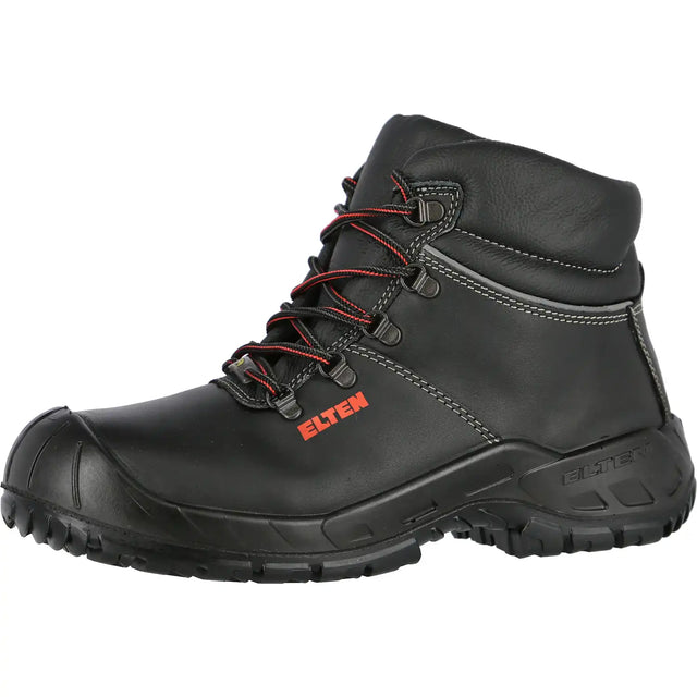 Elten Laurenzo PU Mid ESD S3 Sicherheitsstiefel schwarz – schwarz