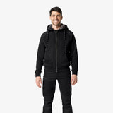 FHB Kapuzen-Sweatjacke mit Webpelz JÖRG schwarz