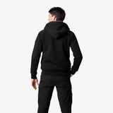 FHB Kapuzen-Sweatjacke mit Webpelz JÖRG schwarz