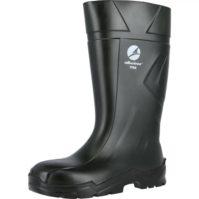 Albatros Titan S5 PU-Sicherheitsstiefel oliv – grün