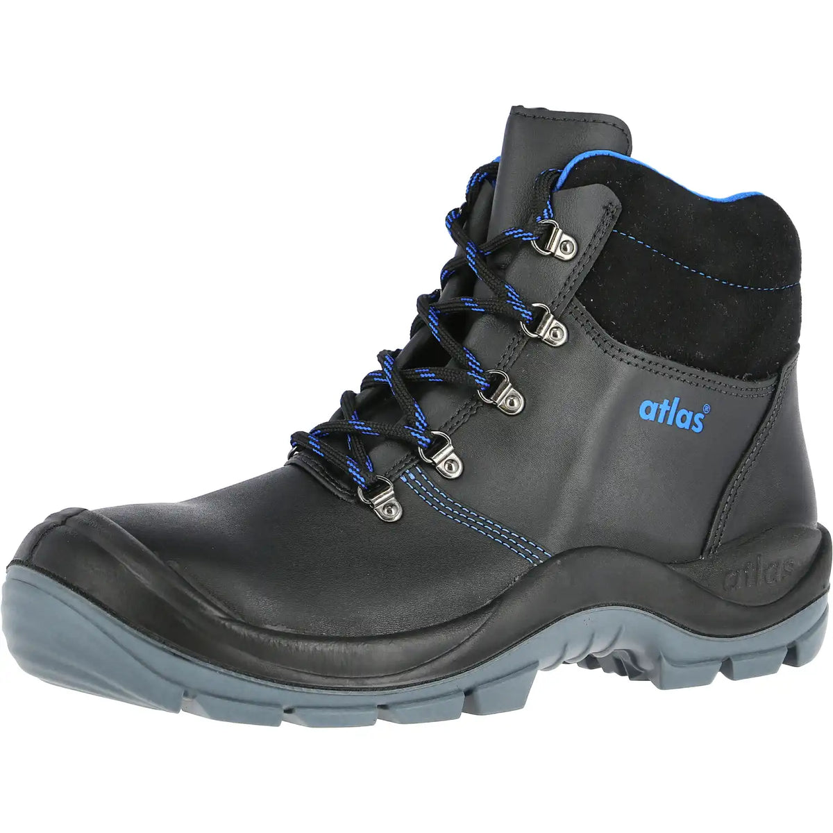 Atlas DUO Soft 735 S3 Sicherheitshochschuhe schwarz – schwarz