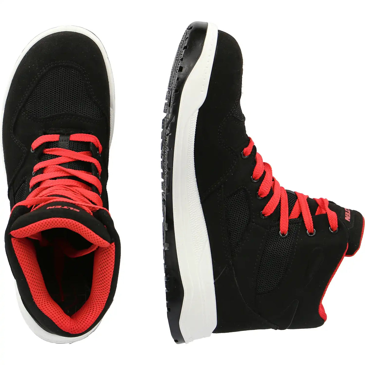 Elten Lakers MID S1P Sicherheitshochschuhe schwarz – schwarz