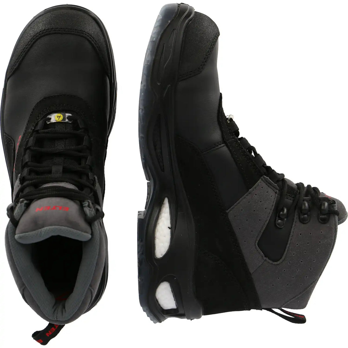 Elten Miles Mid S3 Sicherheitshochschuh schwarz – schwarz