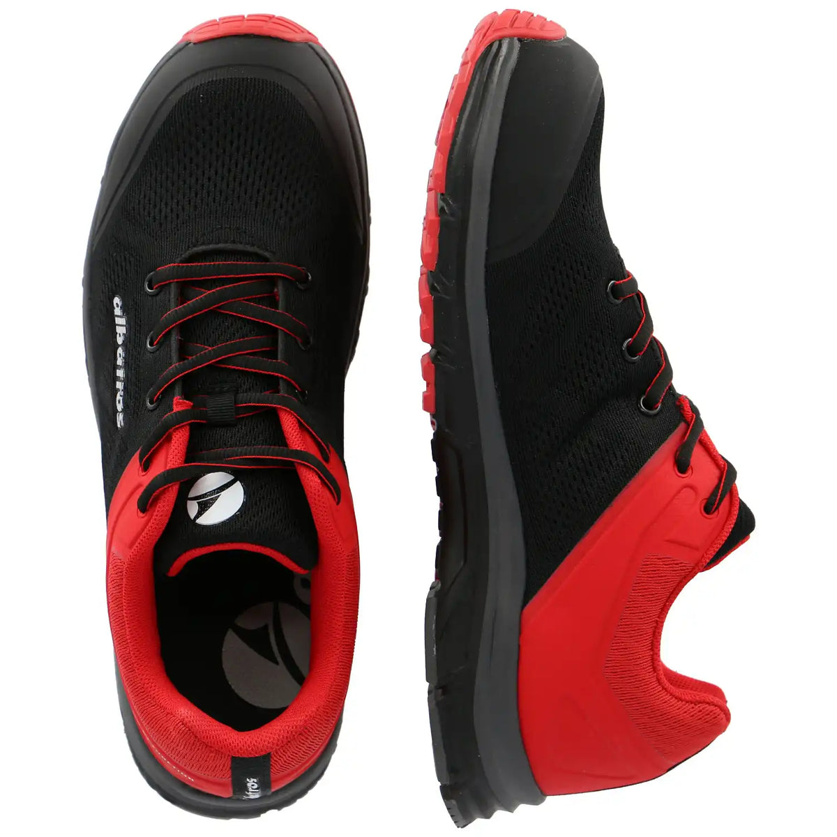 Albatros Lift LOW S1P Sicherheitshalbschuhe rot – schwarz/rot