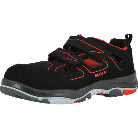 Elten Anthony LOW Typ 3 S1P Sandale rot – schwarz