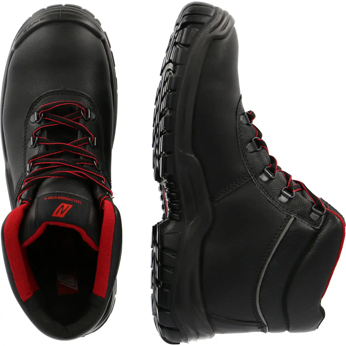 Nitras Power Step II S3 Sicherheitsstiefel schwarz – schwarz