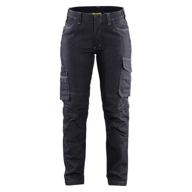 Blåkläder Damen 7140 Jeans Stretch Bundhose blau – blau