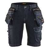 Blåkläder Damen 7992 Jeans Handwerker Shorts blau – blau