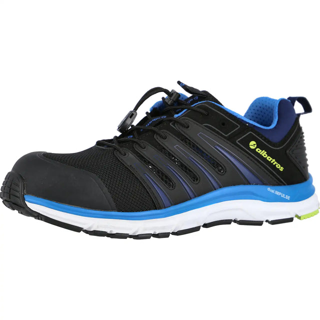 Albatros Breeze Impulse S1P Sicherheitshalbschuhe schwarz – schwarz