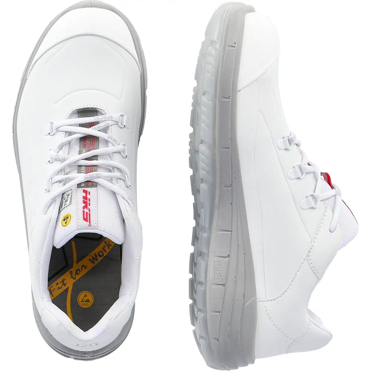 HKS Free 3 V S2 Sicherheitshalbschuhe weiß – weiß