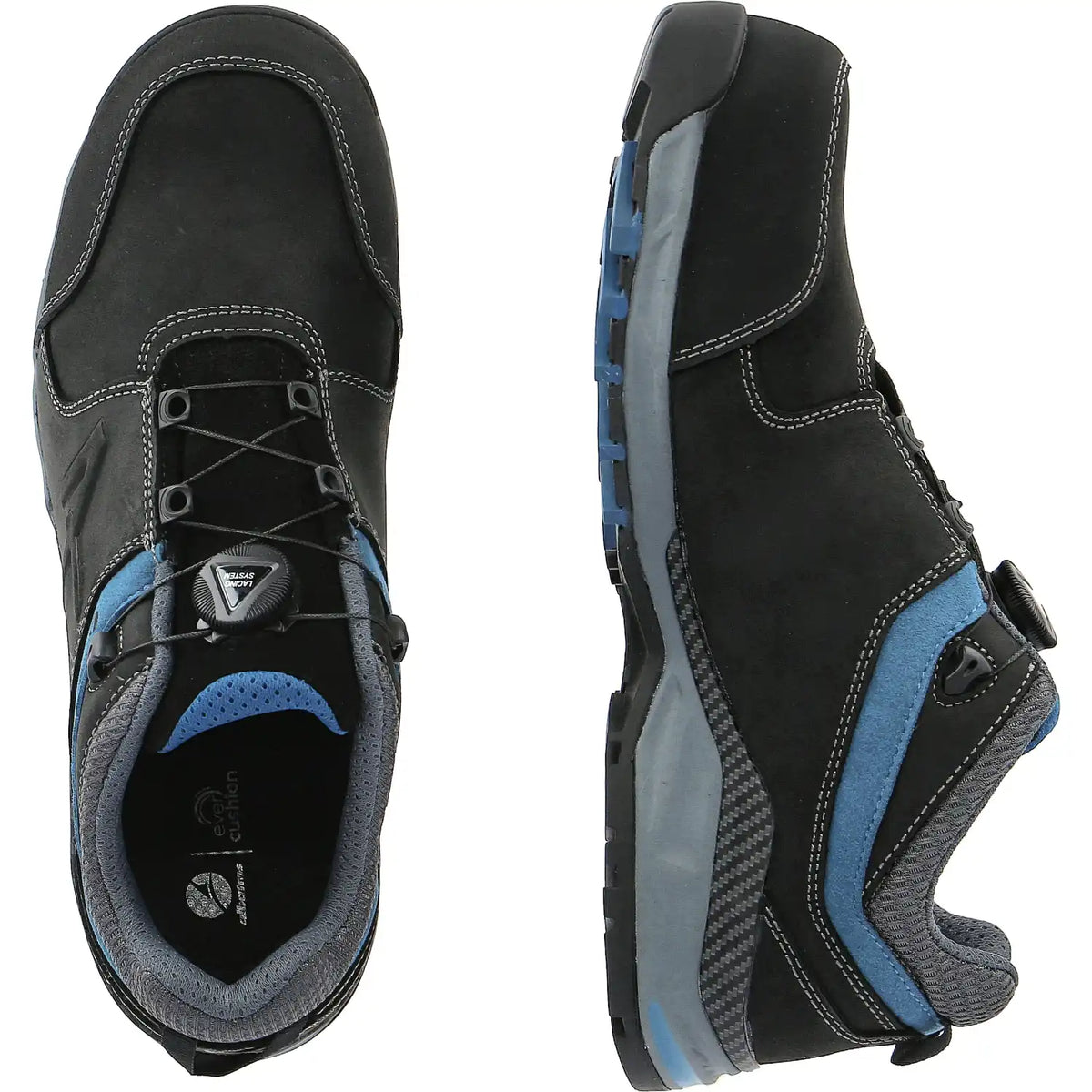 Albatros Tofane QL LOW S3 Halbschuhe schwarz – schwarz