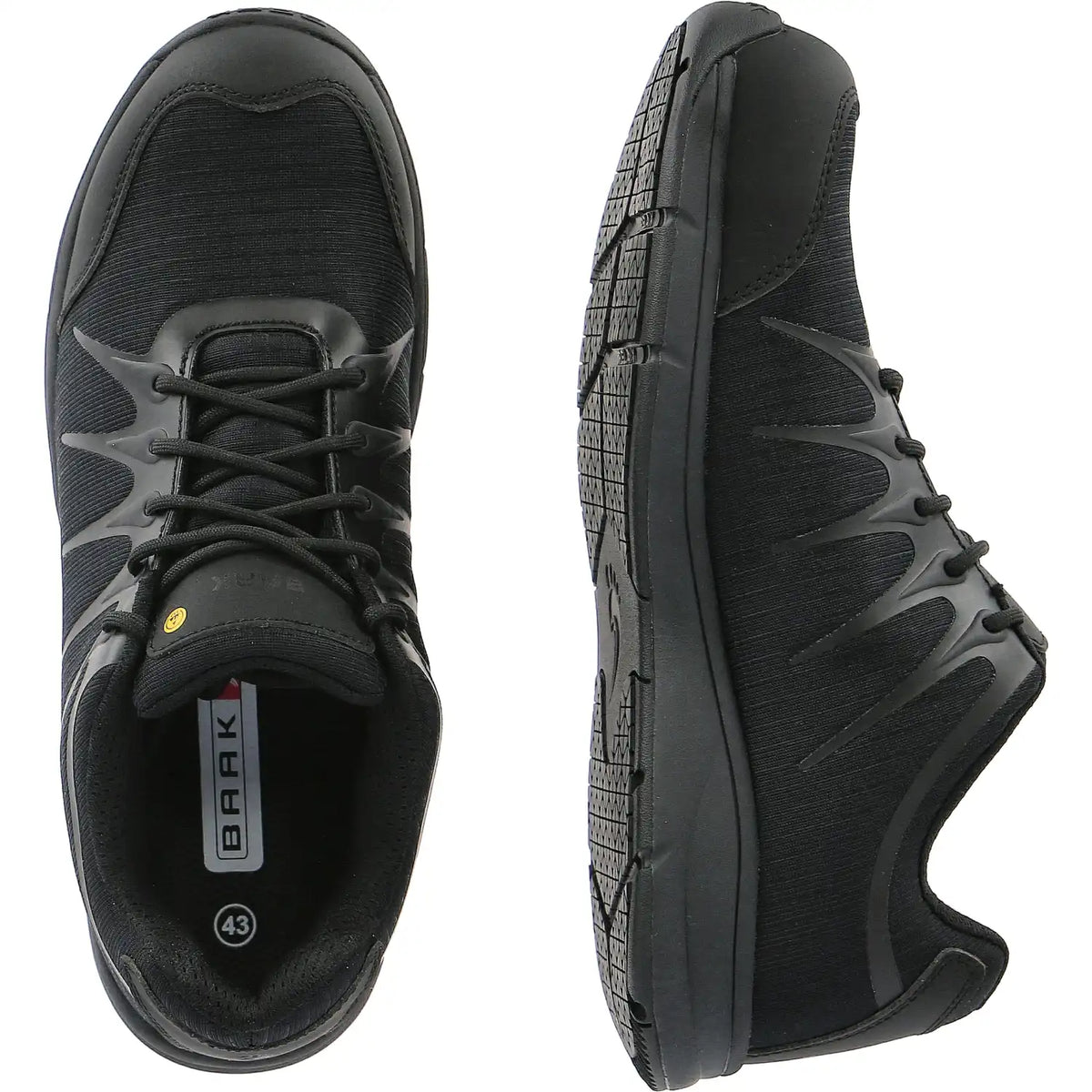Baak Stan S3 Sicherheitshalbschuhe schwarz – schwarz