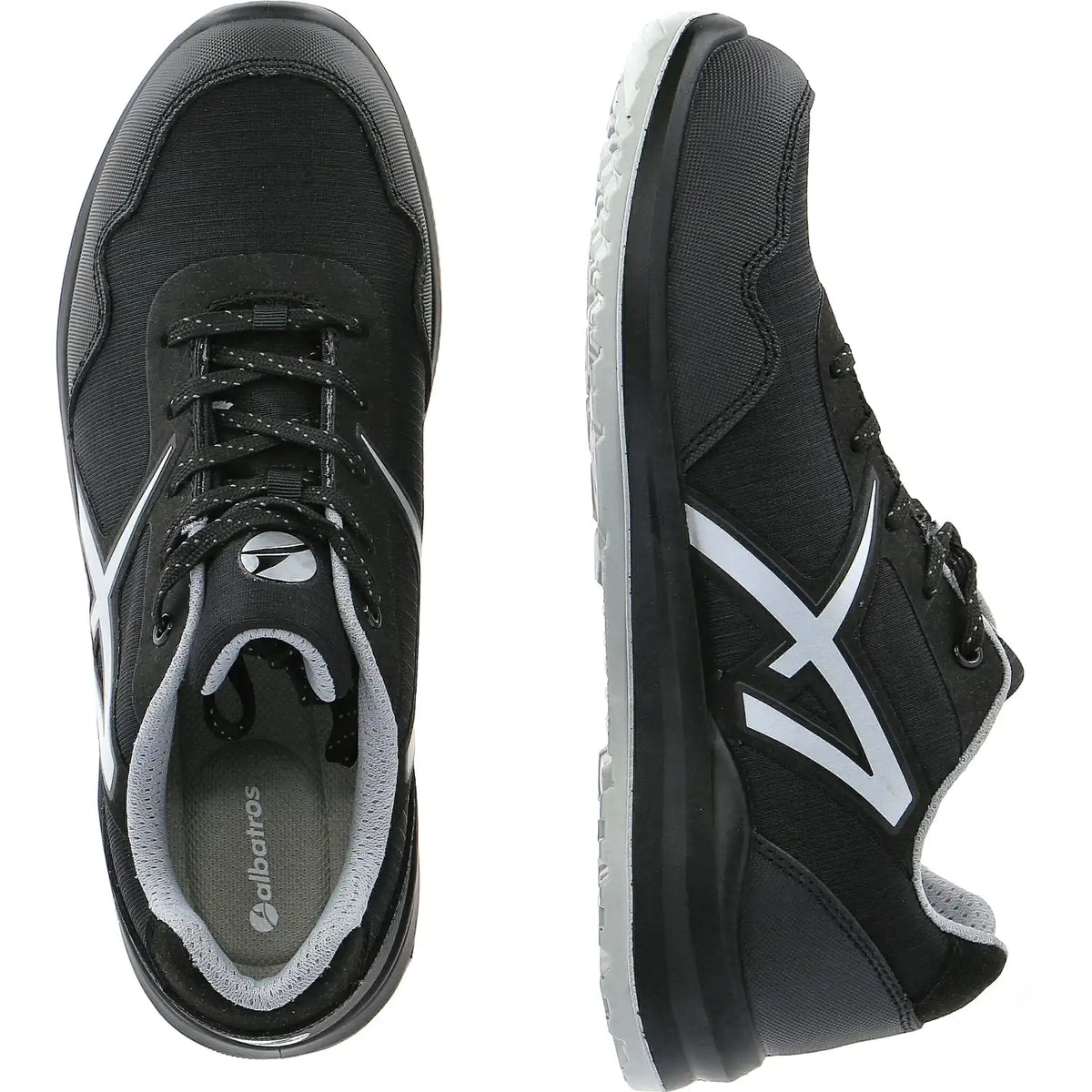 Albatros Drifter LOW S1P Halbschuhe schwarz – schwarz