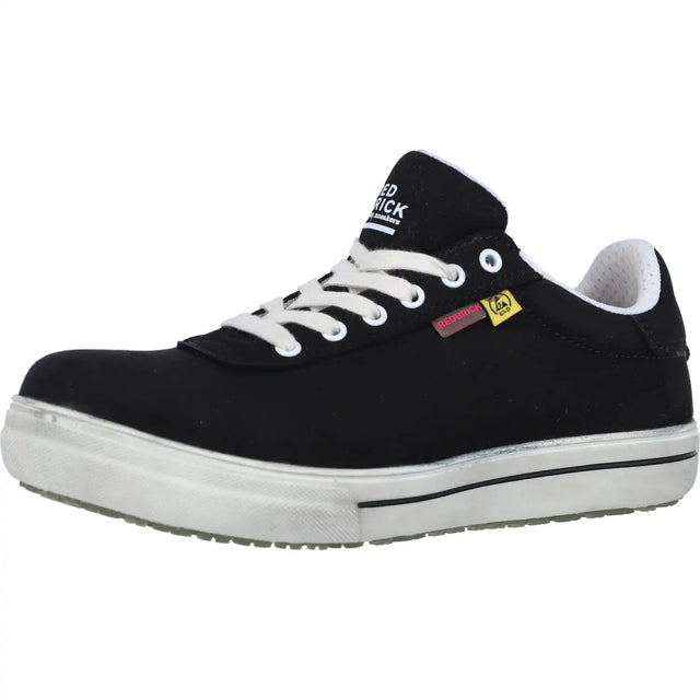 Redbrick Damen Lena S3 Sicherheitshalbschuhe schwarz – schwarz