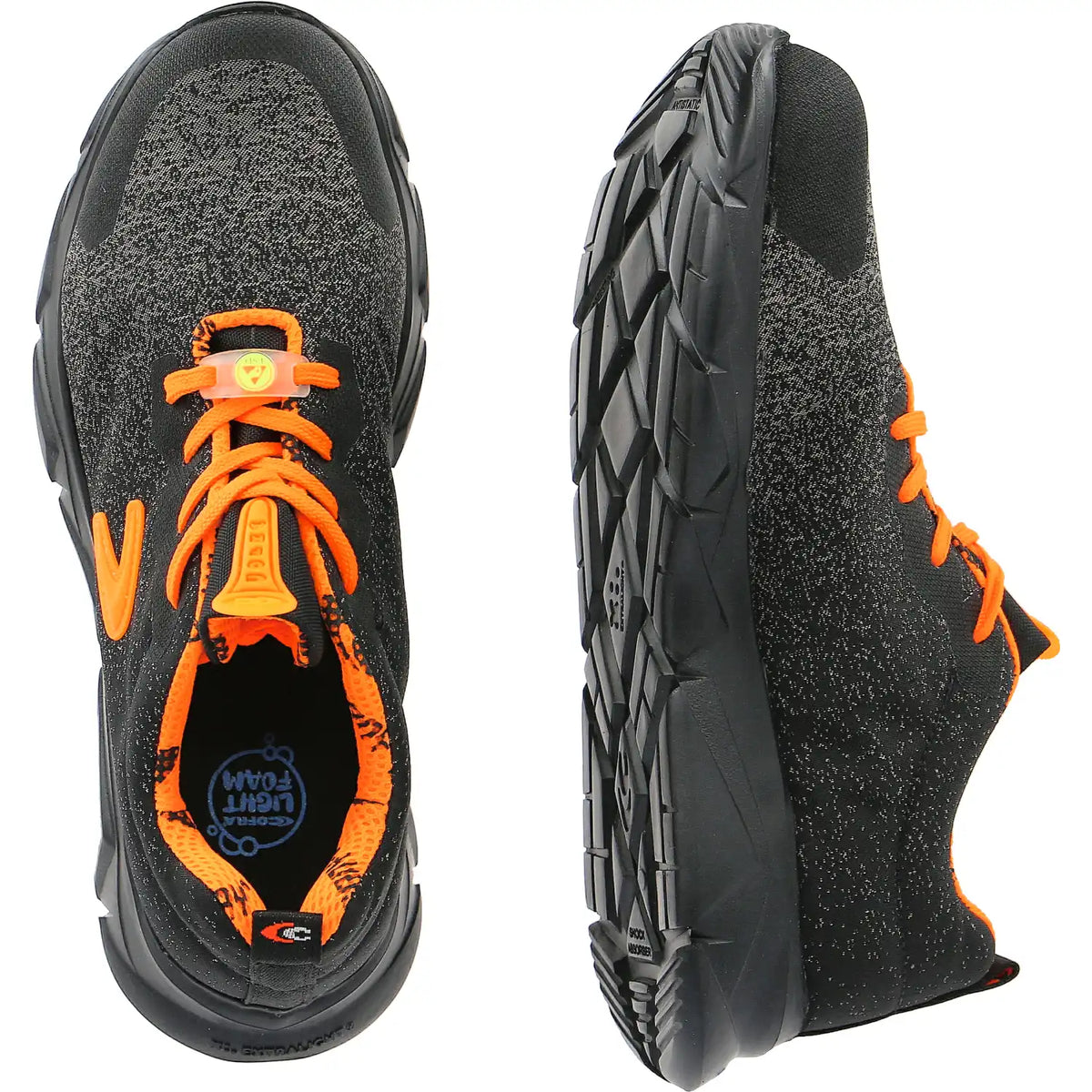 Cofra Cool S3 Sicherheitshalbschuhe schwarz – schwarz