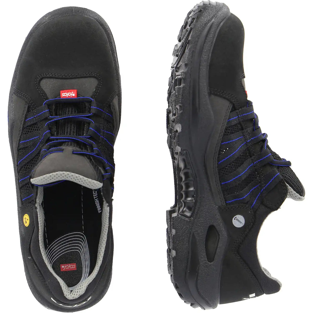 Jalas 1645 E-SPORT S1P Sicherheitshalbschuhe schwarz – schwarz
