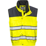 Portwest C466 Warnschutz Pilotenjacke 4in1 – gelb/marine