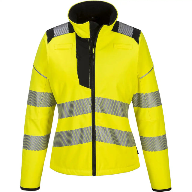 Portwest Damen PW381 Warnschutz Softshelljacke gelb – gelb