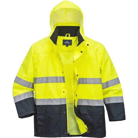 Portwest S166 Traffic Warnschutz Regenjacke gelb – gelb