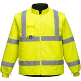 Portwest S427 Warnschutz Winterjacke 7in1 gelb – gelb