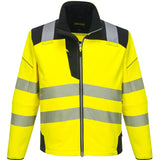 Portwest T402 PW3 Warnschutz Softshelljacke – gelb/schwarz