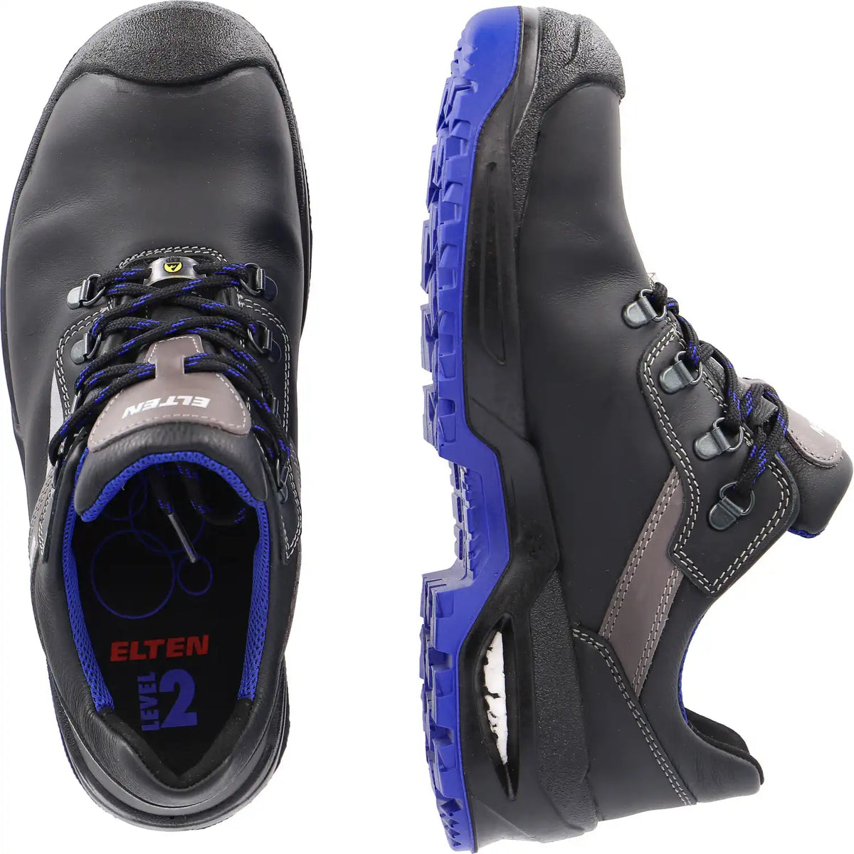 Elten Stefano Xxsg Bluelowesd S3 Sicherh.halbschuh schwarz – schwarz