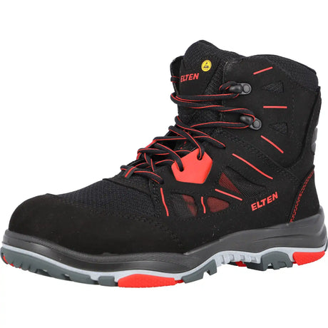 Elten Anthony MID ESD TYP2 ELT S1 Sicherheitsstiefel rot – schwarz
