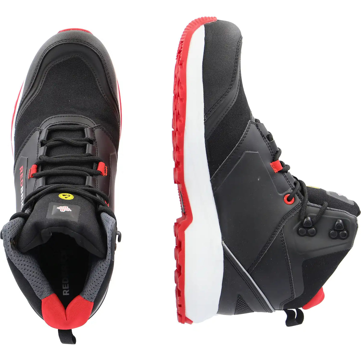 Redbrick Pulse High S3 Sicherheitshochschuhe schwarz – schwarz