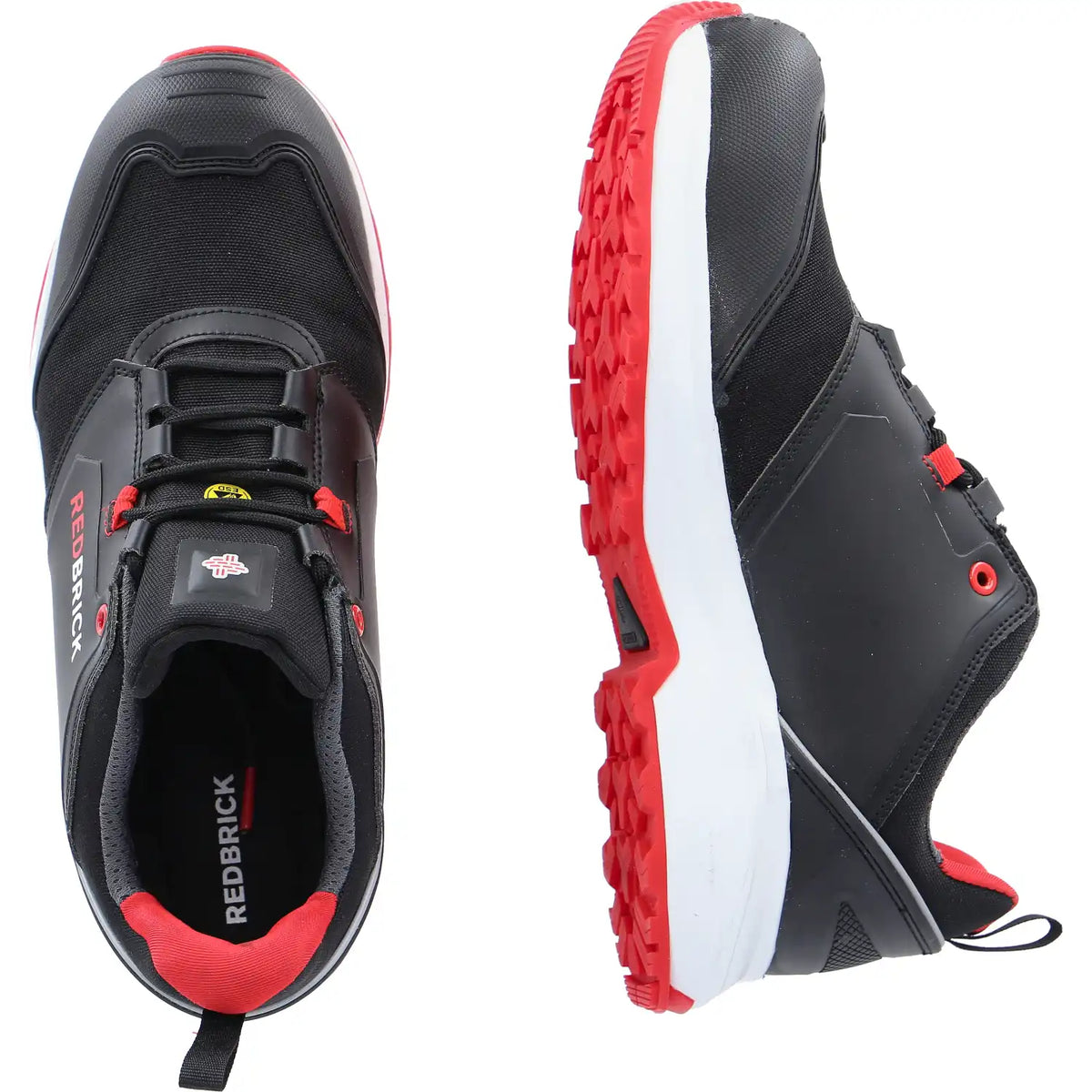 Redbrick Pulse Overnose LOW S3 Halbschuhe schwarz – schwarz