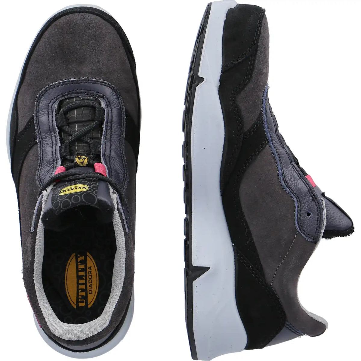 Diadora Damen Athena LOW S3L Halbschuhe grau – grau
