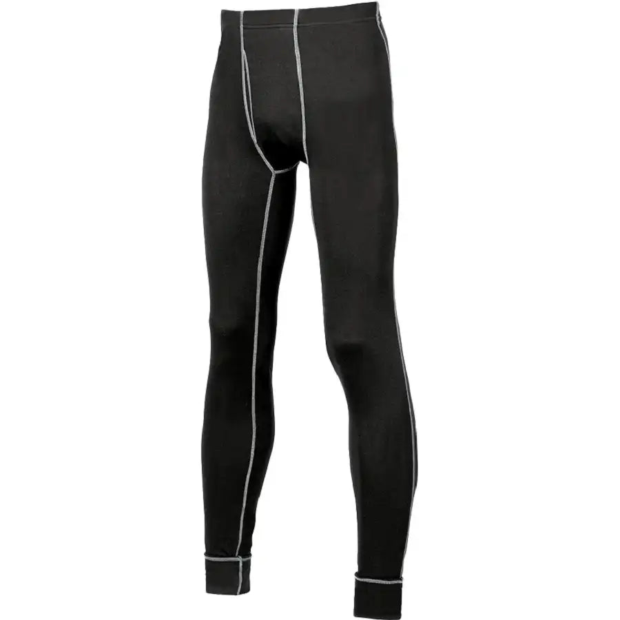 U-Power Edelweiss Funktions-Unterhose lang schwarz – schwarz