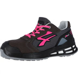U-Power Damen IVY Premium S1P Halbschuh rot – grau