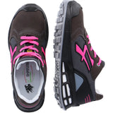 U-Power Damen IVY Premium S1P Halbschuh rot – grau