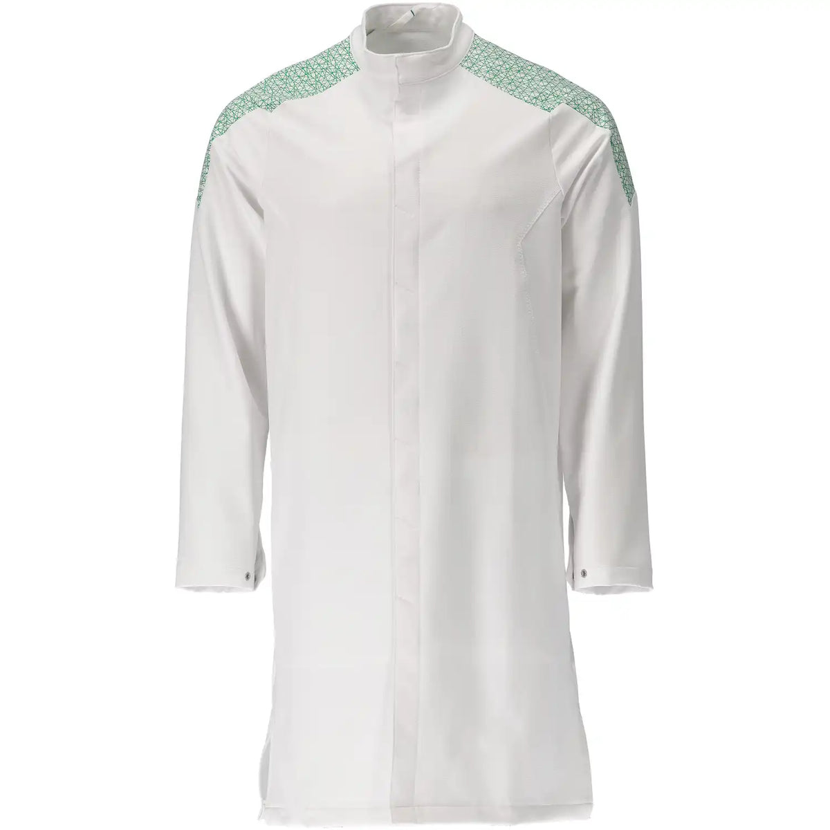 Mascot 20154-511 Food&Care Stretch Arbeitsmantel – weiß/grasgrün