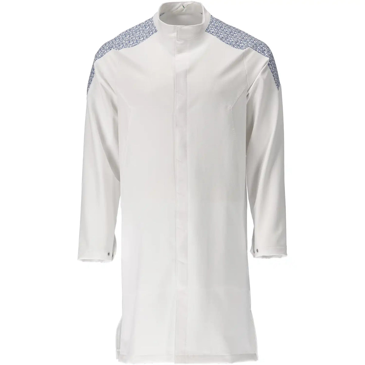 Mascot 20154-511 Food&Care Stretch Arbeitsmantel – weiß/azurblau