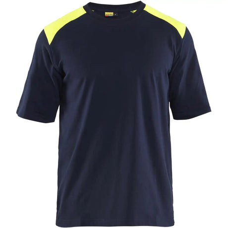 Blåkläder 3476 Multinorm T-Shirt marine/gelb – blau