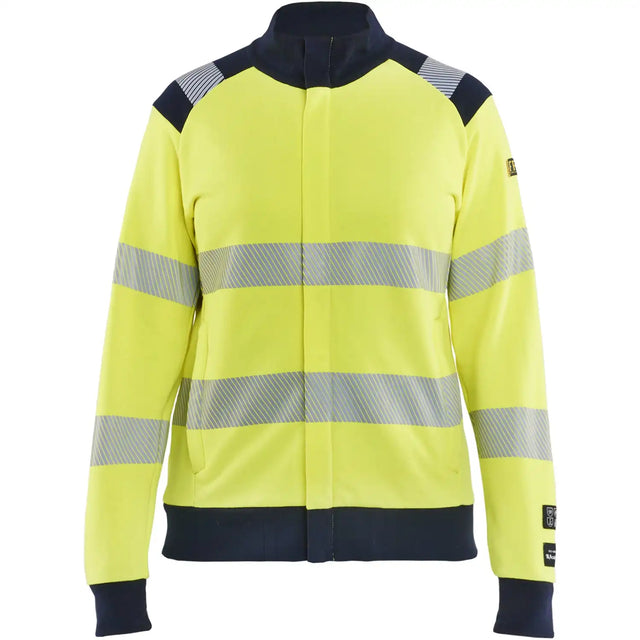 Blåkläder Damen Kl2 3471 Multinorm Sweatjacke gelb – gelb