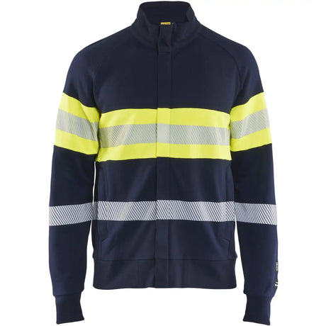 Blåkläder Kl. 1 3462 Multinorm Sweatjacke marine/gelb – blau