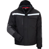 Nitras Motion TEX Kids Kinder Wintersoftshelljacke schwarz – schwarz