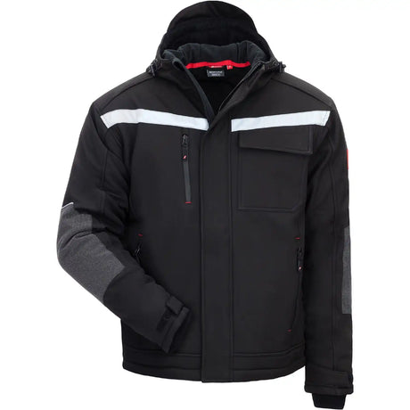Nitras Motion TEX Kids Kinder Wintersoftshelljacke schwarz – schwarz
