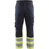 Blåkläder 1705 Stahl Multinorm Bundhose marine/gelb