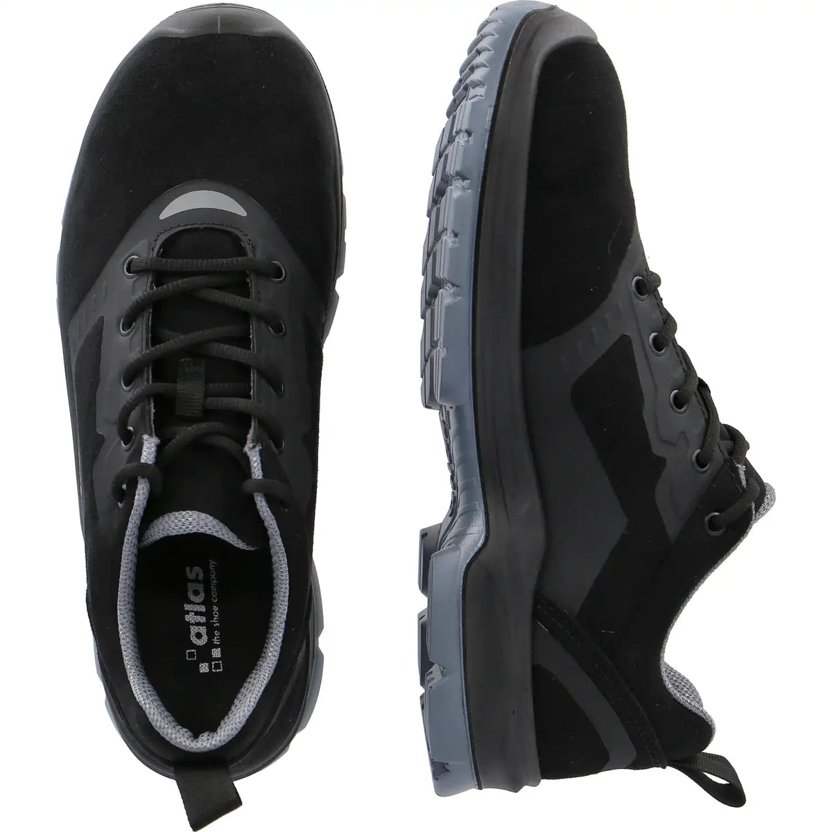 Atlas Flash 6100 S2 Sicherheitshalbschuhe schwarz – schwarz