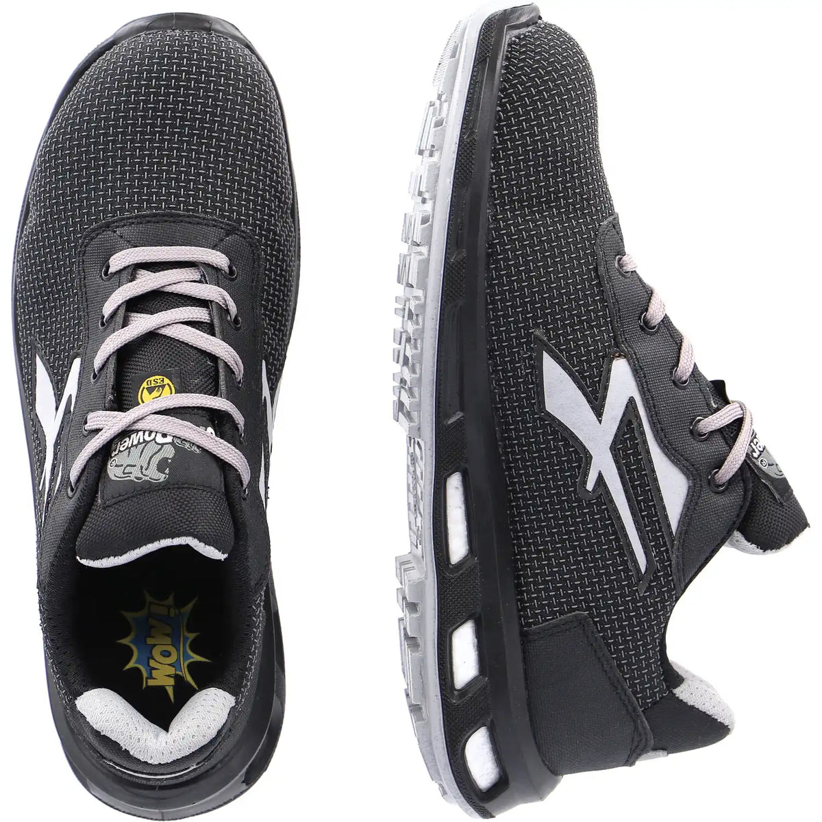 U-Power Raptor S3 Sicherheitshalbschuhe grau – grau