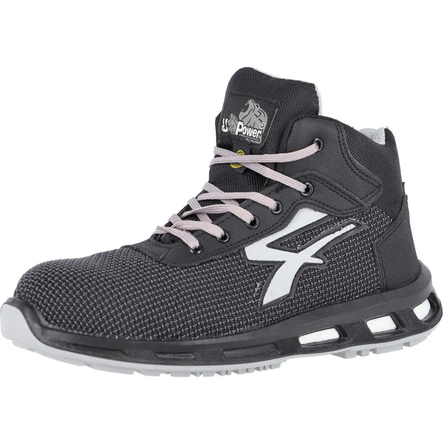 U-Power Stego S3 Sicherheitshochschuhe schwarz – schwarz