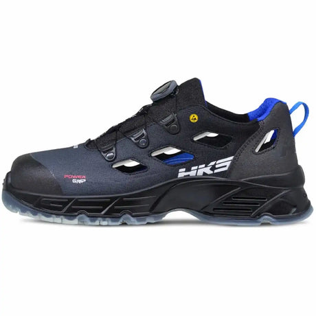 HKS CPO-45 BOA Challenger S1P Sicherheitssandale schwarz – schwarz