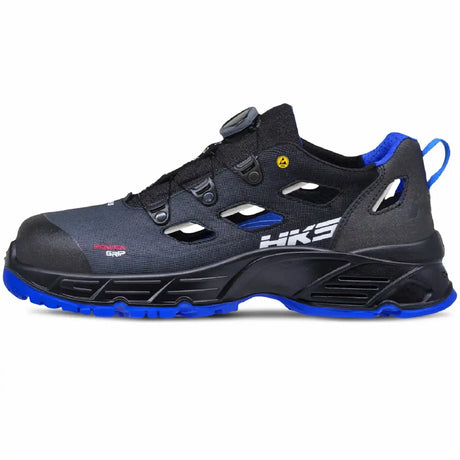 HKS CPO-45 BOA R Challenge S1P Sicherheitssandal schwarz – schwarz